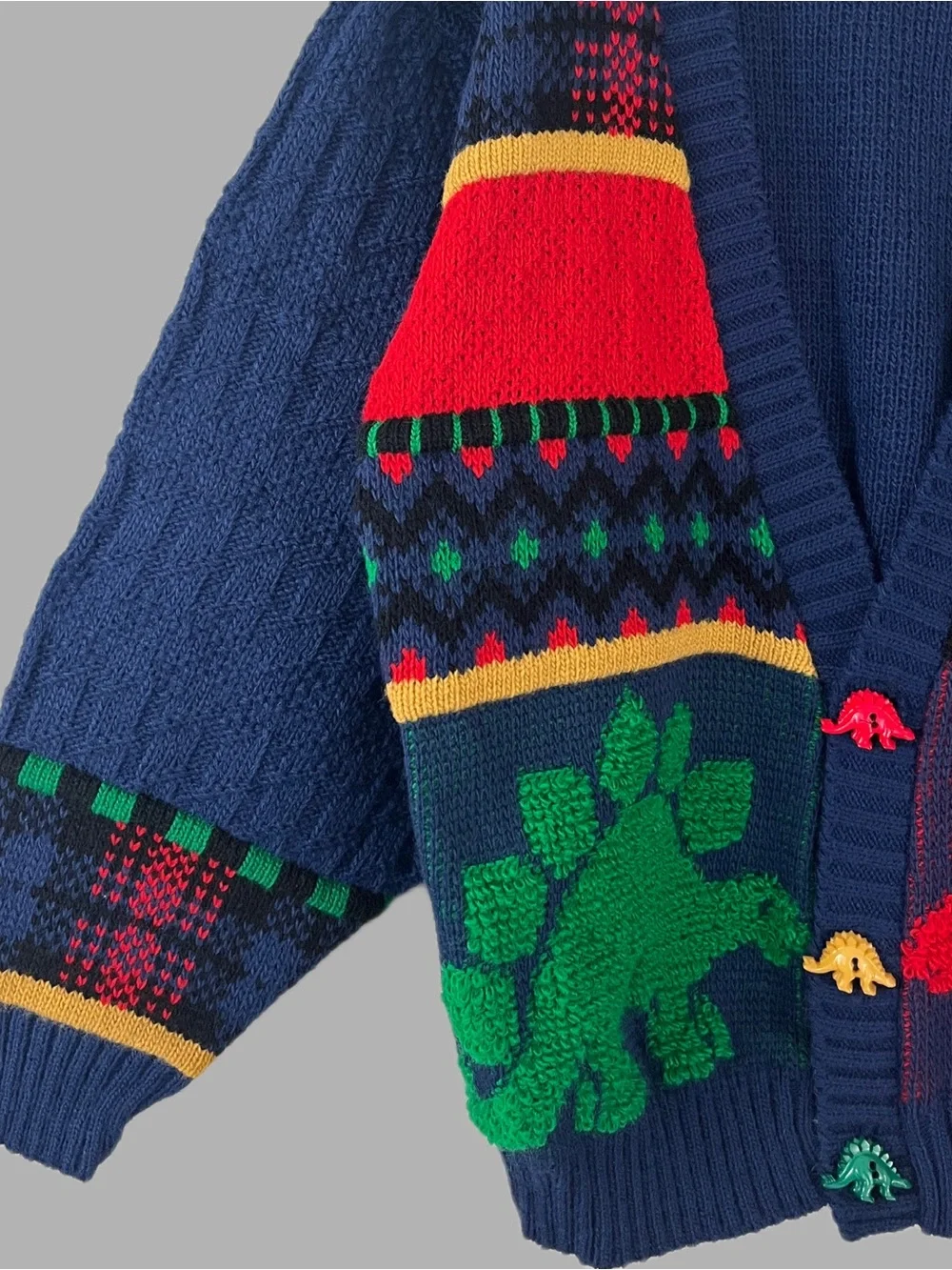 VTG 90’s Ground Control Kids Cardigan Sweater Size Medium